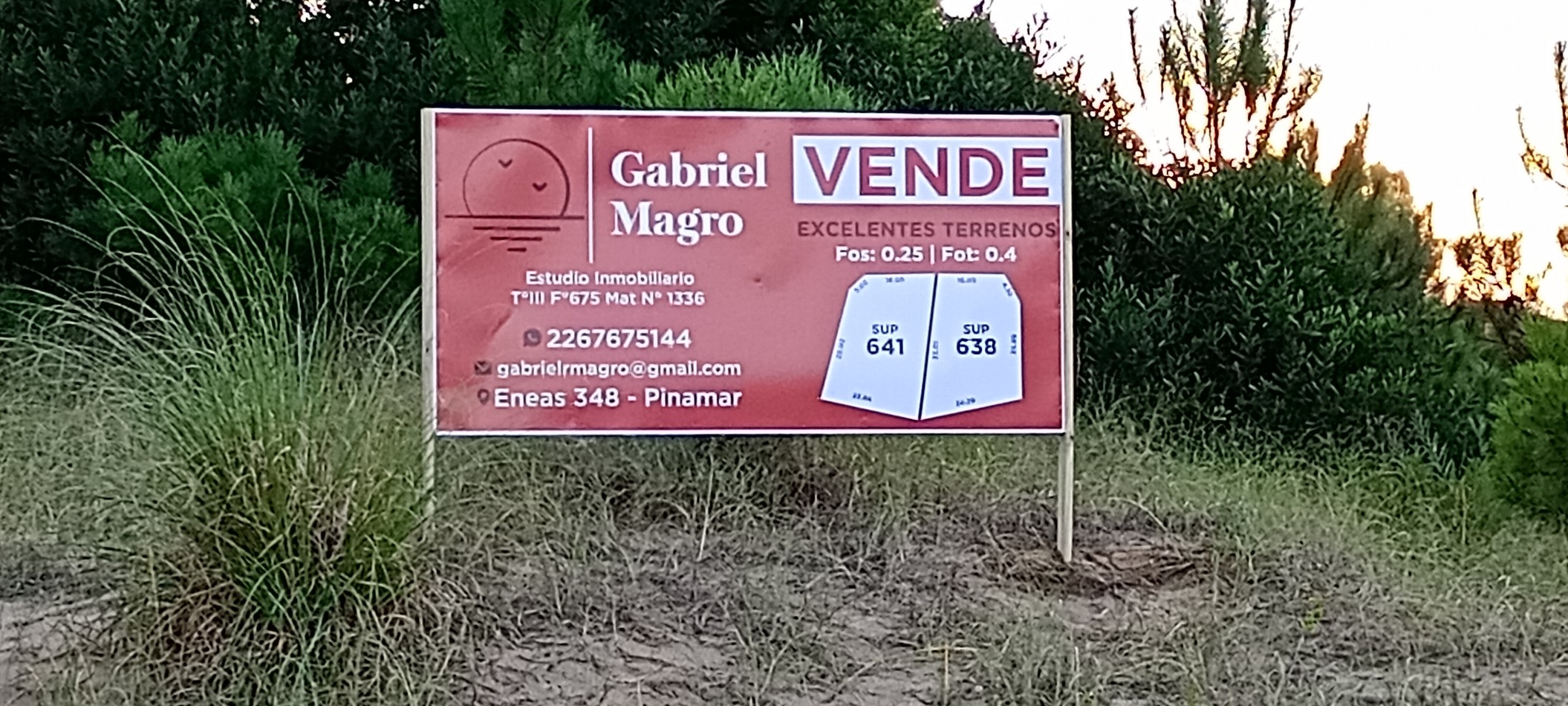 Lotes a la venta Barrio Nayades Pinamar.